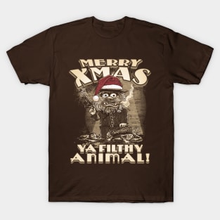 Merry Xmas Ya Filthy Animal T-Shirt